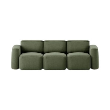 Massproductions PATCH -3-istuttava sohva, kapea