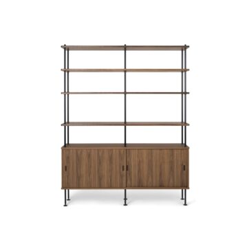 Carl Hansen BM0253 kirjahylly, korkea, öljytty pähkinä