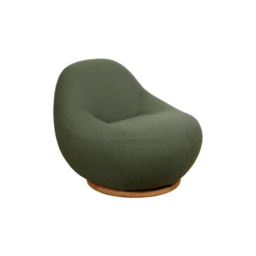 Cane-line GEM lounge chair with swivel base