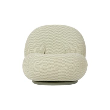 GUBI PACHA lounge chair, swivel base, outdoor