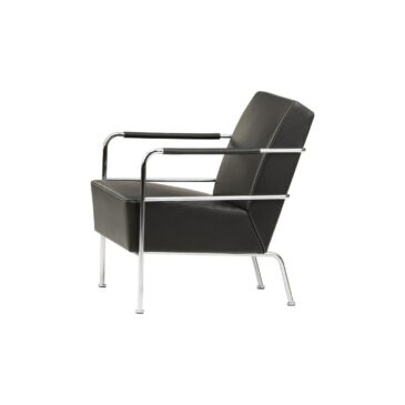 Lammhults CINEMA armchair, black leather