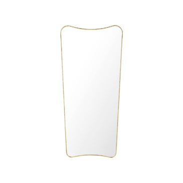 GUBI F.A. 33 mirror, 70 x 146 cm, brass