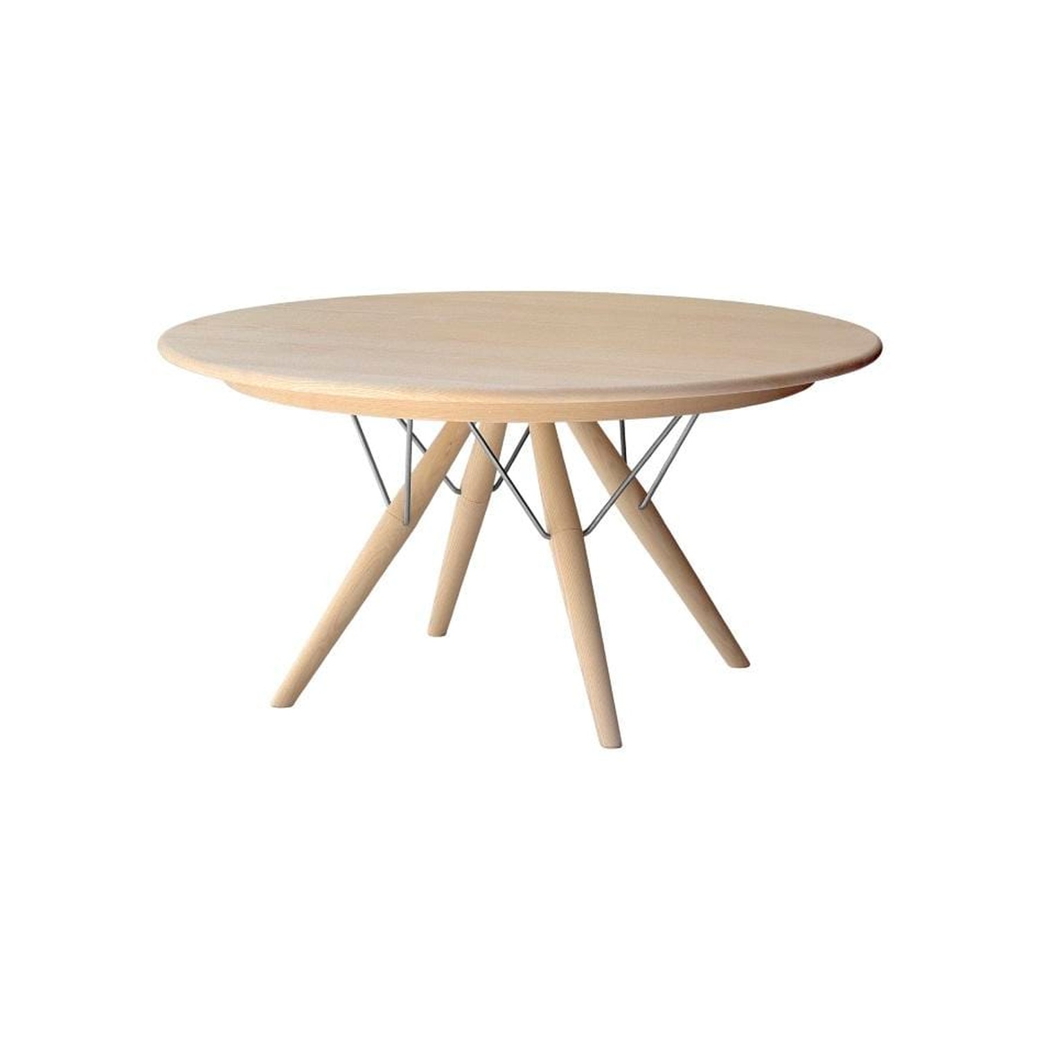 PP Møbler PP75 table, Ø140 cm, soaped oak