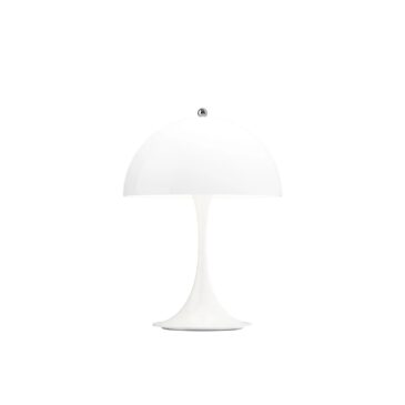 Louis Poulsen PANTHELLA 250 PORTABLE -pöytävalaisin, opaali valkoinen akryyli – Designsuosikki