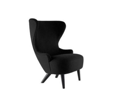 Tom Dixon WINGBACK MICRO armchair, black