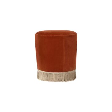 GUBI POUFFE-rahi, Ø38cm, ruosteenpunainen