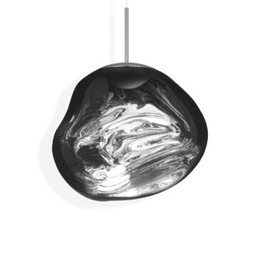 Tom Dixon MELT-riippuvalaisin, hopeinen polykarbonaatti – Designsuosikki