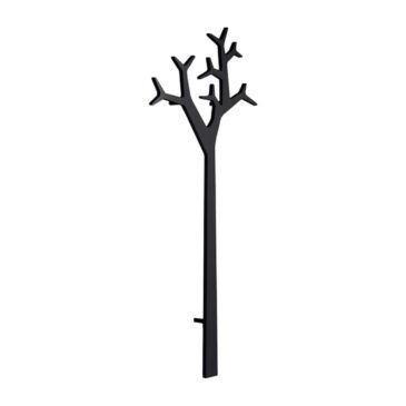 Swedese TREE wall coat rack large, black