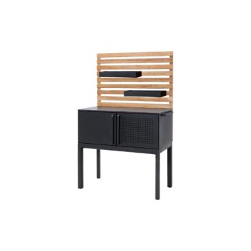 Cane-line DROP -outdoor kitchen module 100x50 cm with teak wall