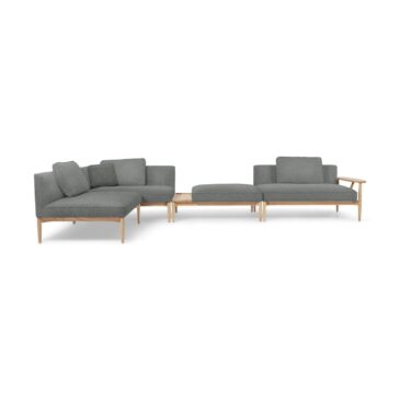 Carl Hansen EMBRACE -sofa, oiled oak / grey