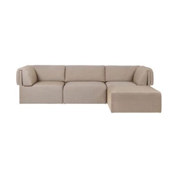 GUBI WONDER corner sofa, 3 seater, beige