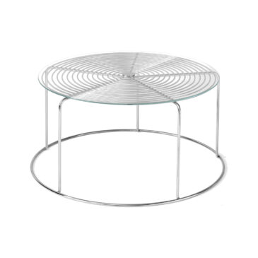 &Tradition WIRE VP17 coffee table, glass top