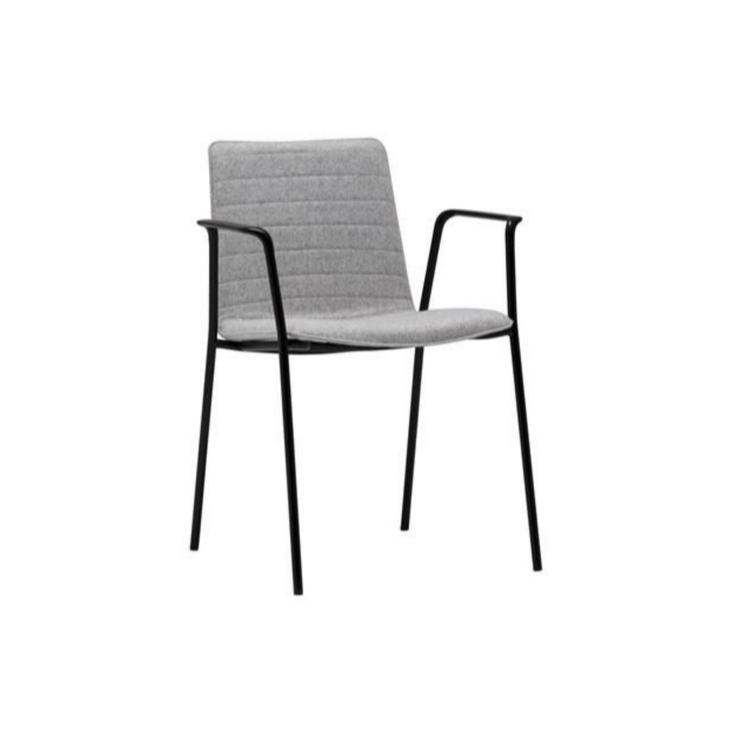 Andreu World FLEX HIGH BACK chair, grey/black SO1610