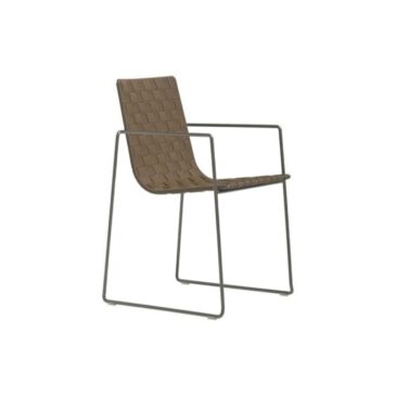 Andreu World TRENZA armchair, brown SO0701