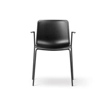 Fredericia PATO armchair, 4 leg, black