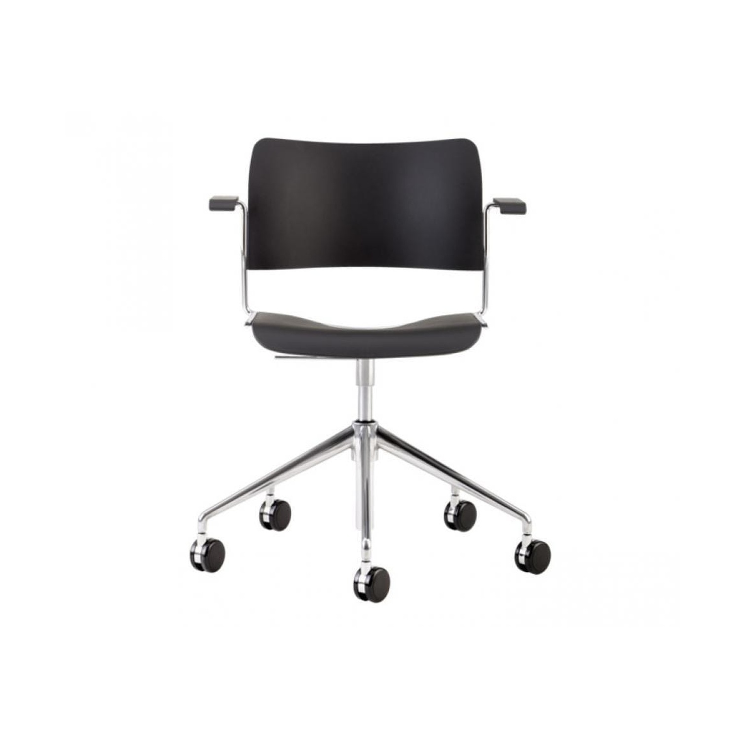Howe 40/4 swivel chair, black/chrome