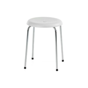 Lammhults TABURETT stool, white/chrome