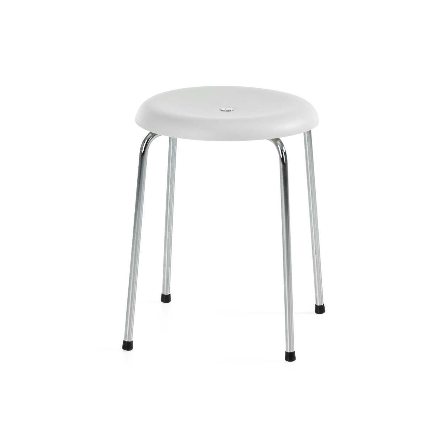 Lammhults TABURETT stool, white/chrome