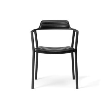 Vipp 451 Chair, black leather